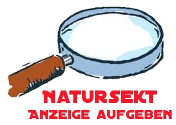 Natursekt Anzeige aufgeben